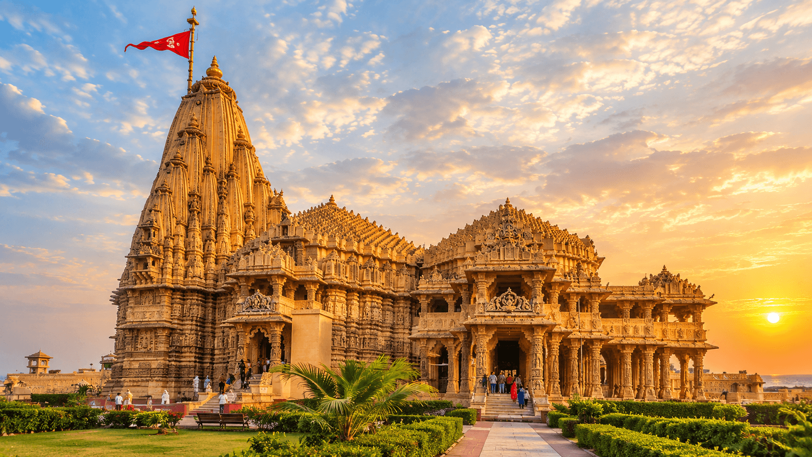 Somnath, Temple by the sea