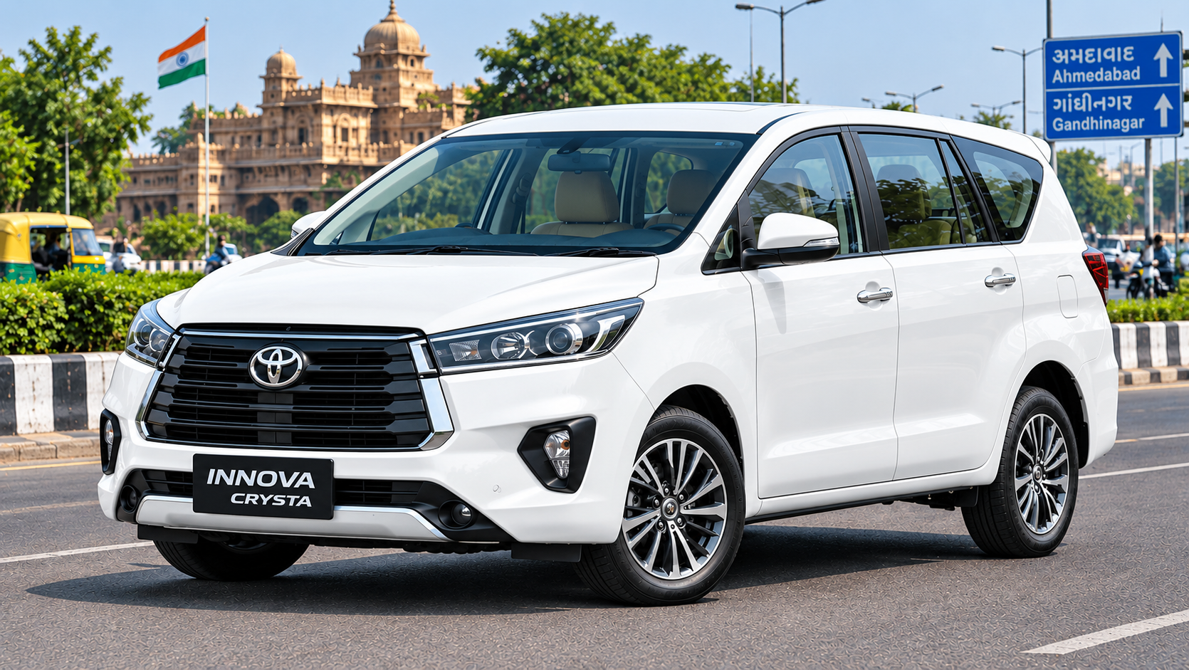 Innova Crysta (Toyota Innova) – Comfortable taxi in Gujarat